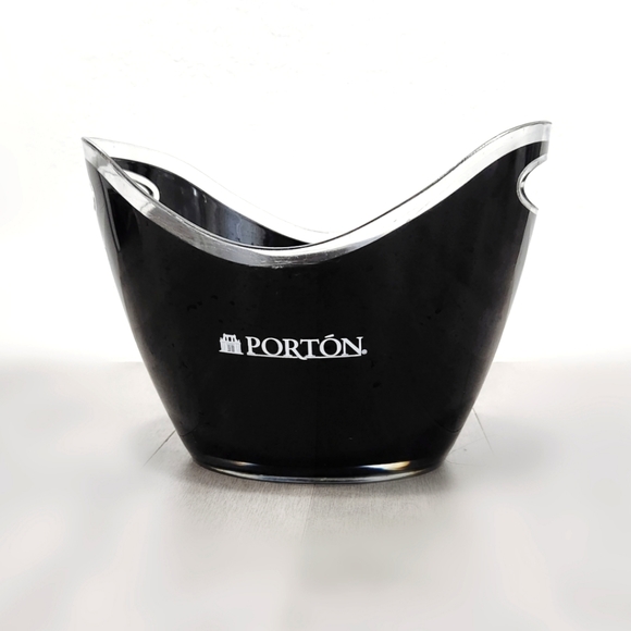 Pisco Porton black plastic ice bucket - Picture 1 of 3